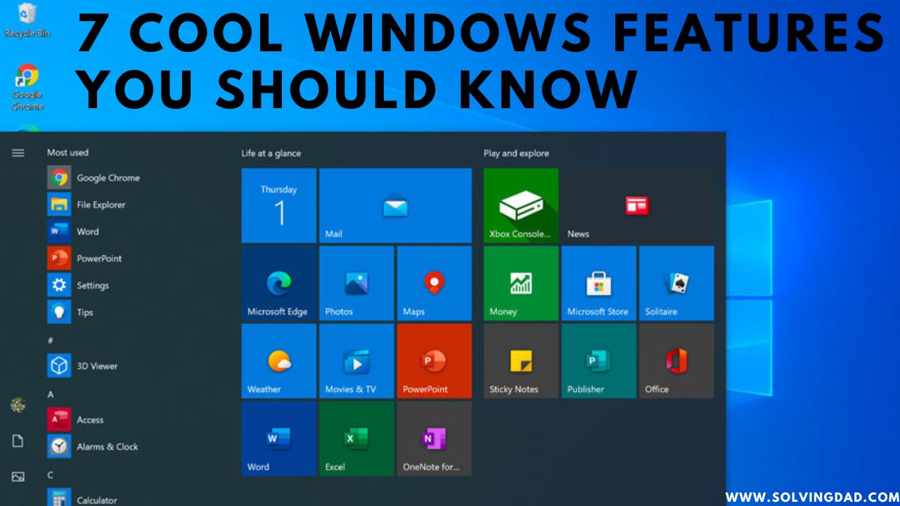 7 cool windows features that you should know