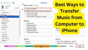 How to transfer music from computer to iphone