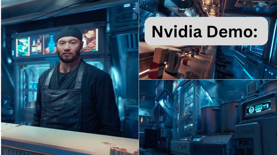 Nvidia Demo: Speaking to AI Game Characters