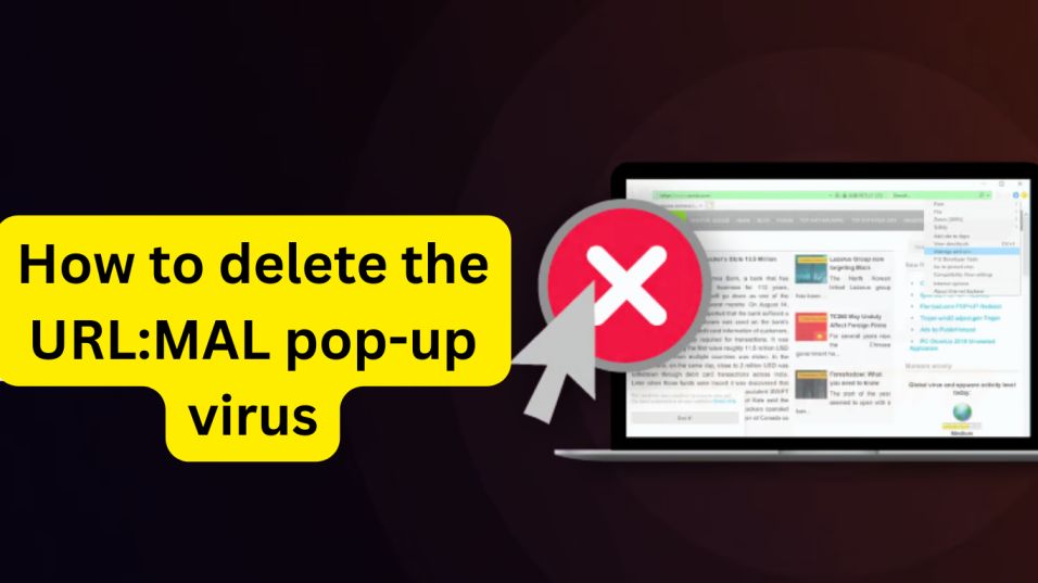 How to delete the URL:MAL pop-up virus