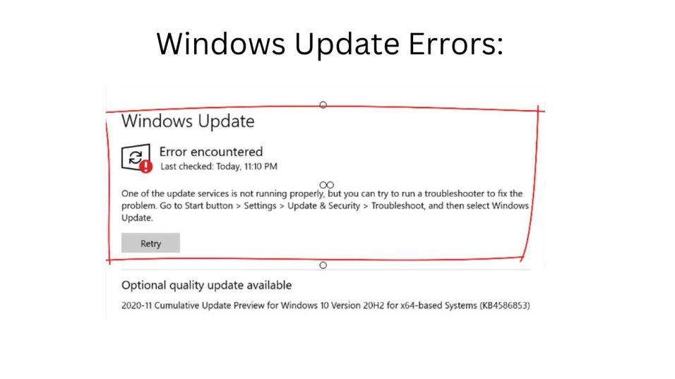 Types of Errors in Windows Computer