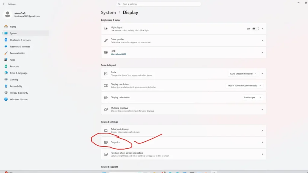 Optimize Graphics Settings