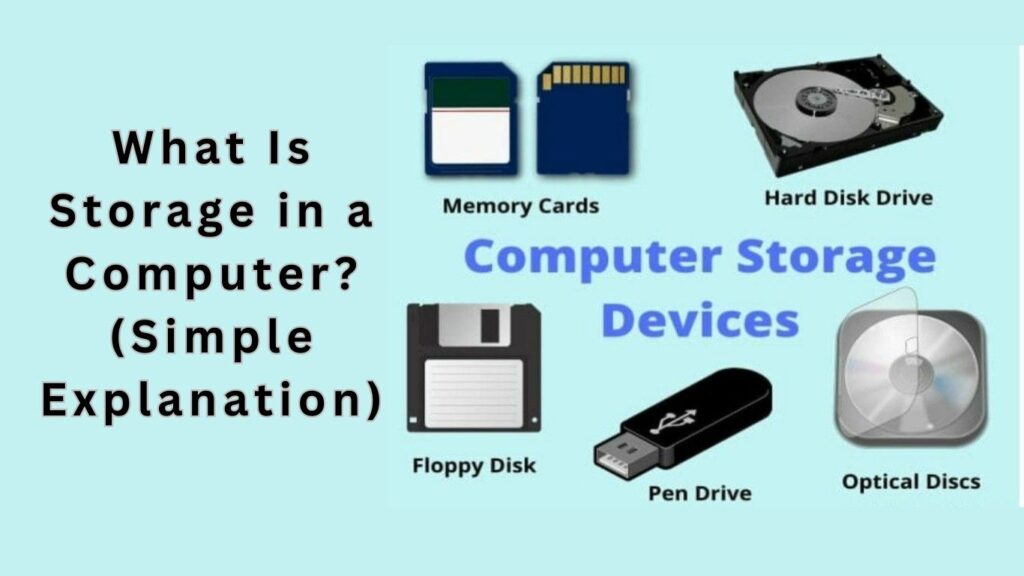 What Is Storage in a Computer? (Simple Explanation)
