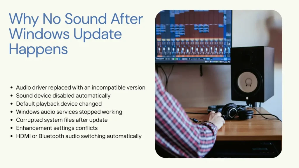 Why No Sound After Windows Update Happens