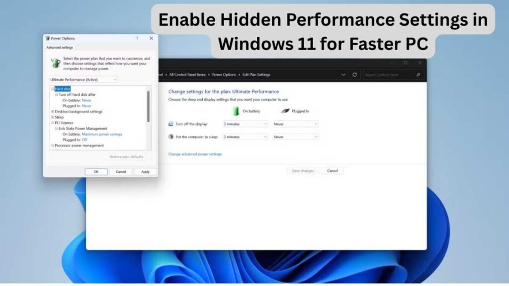 Enable Hidden Performance Settings in Windows 11 for Faster PC