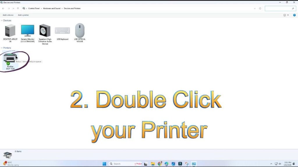Printer Showing Offline