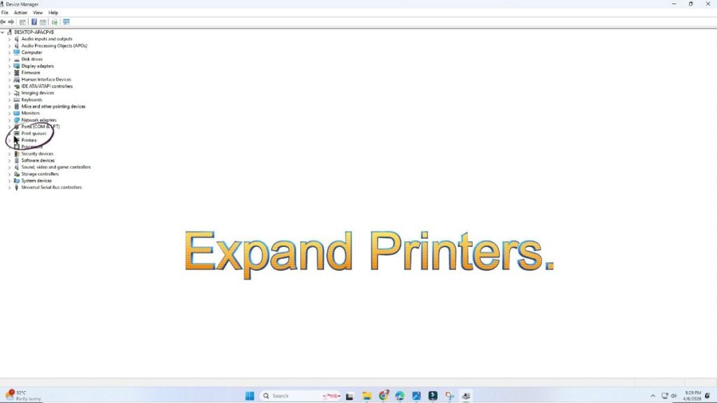 Printer Showing Offline