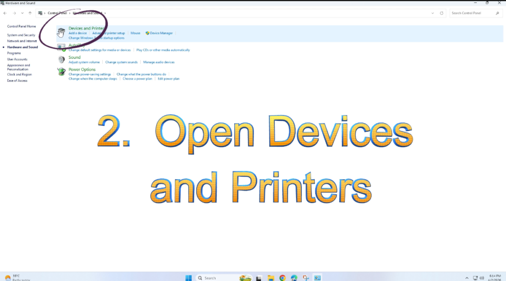 Printer Showing Offline