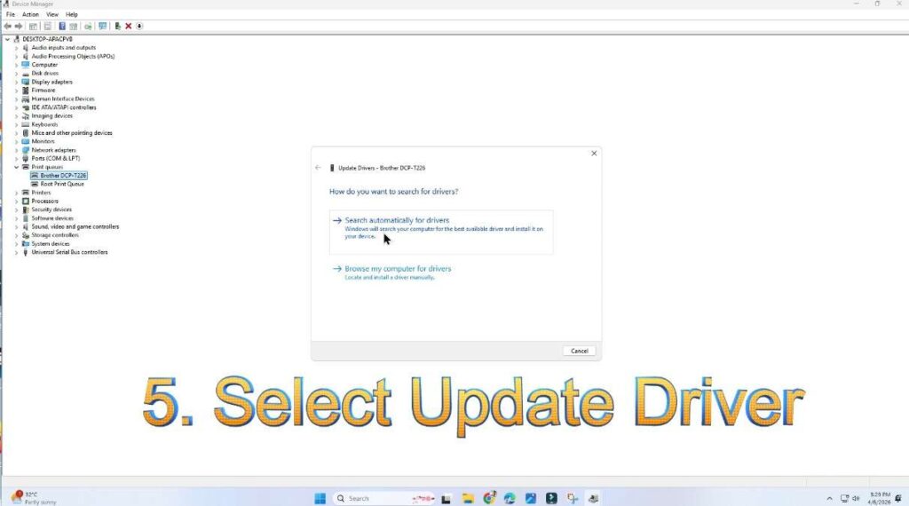 Printer Showing Offline