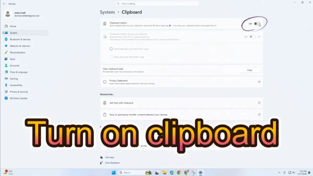 Clipboard History Not Working in Windows 11? Easy Fix Guide