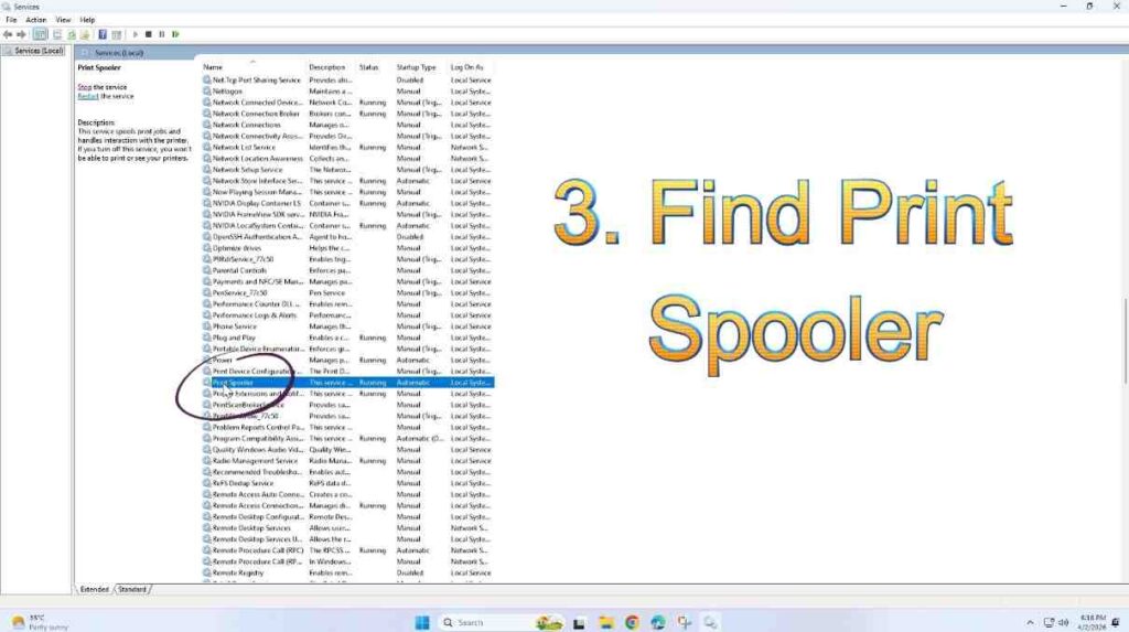 Printer Showing Offline