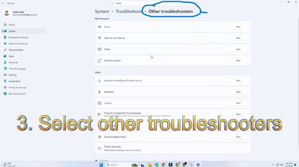 Printer Showing Offline