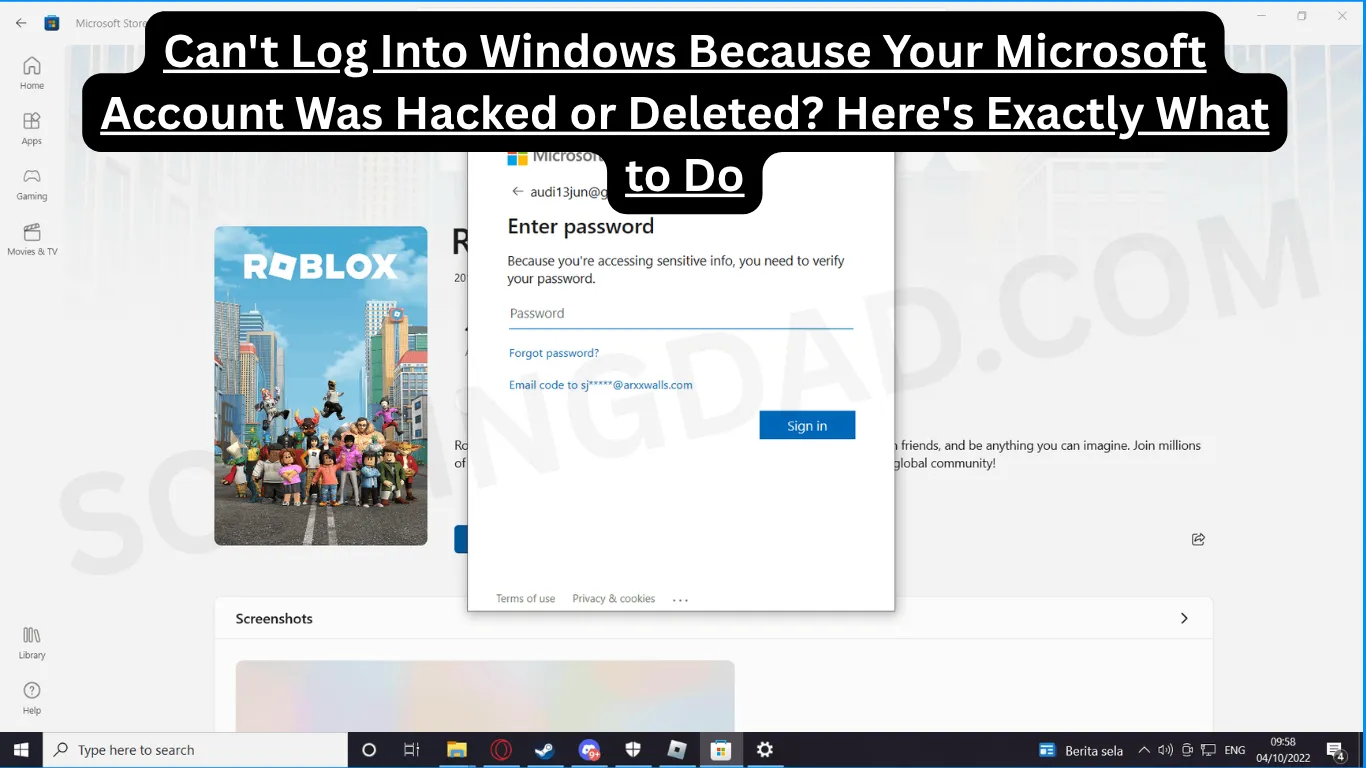 Can't Log Into Windows Because Your Microsoft Account Was Hacked or Deleted? Here's Exactly What to Do
