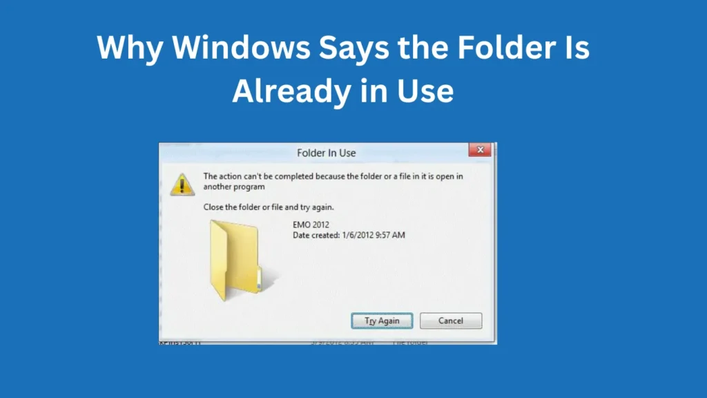 Can’t Delete a Folder Because It’s Already in Use? Here’s How to Fix It in Windows 11
