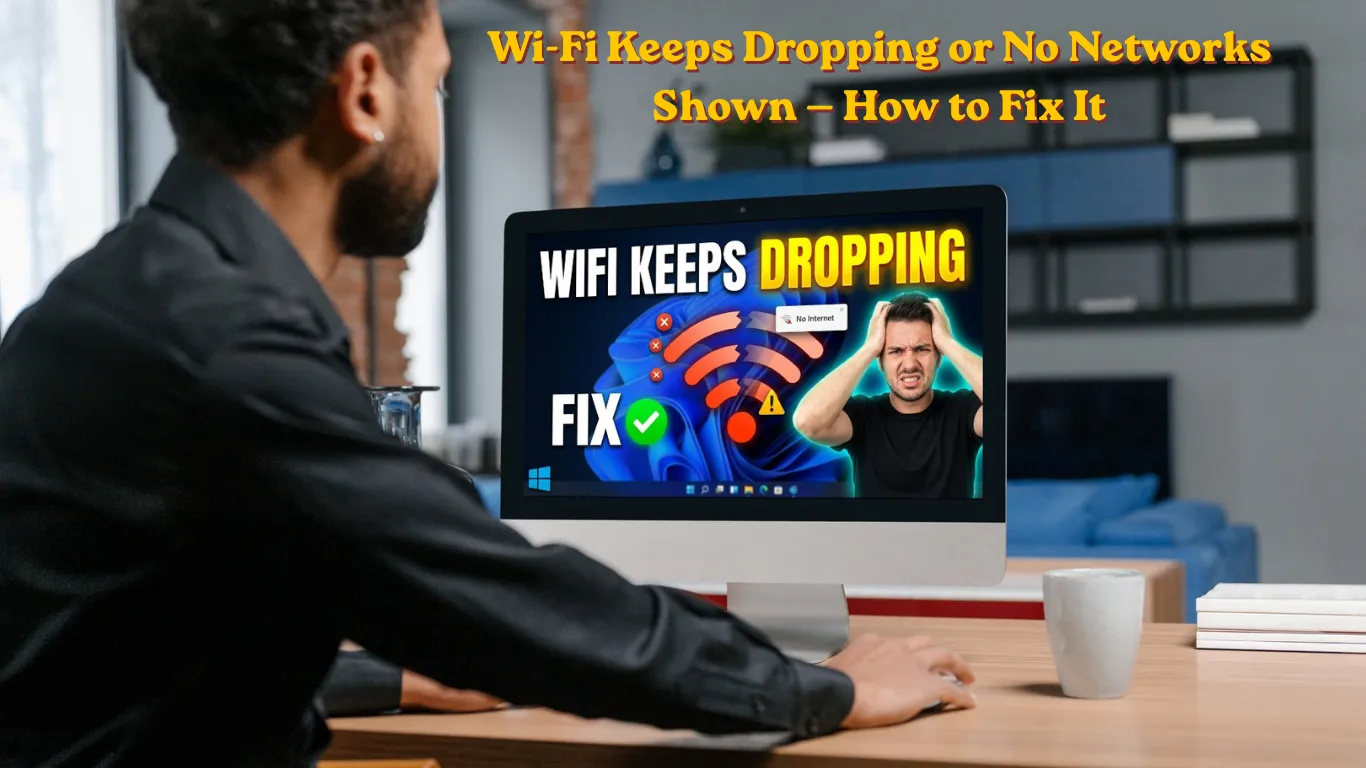 Wi-Fi Keeps Dropping or No Networks Shown — How to Fix It