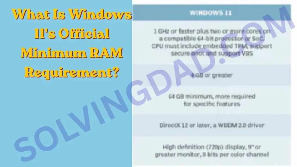 How Much RAM Do You Really Need for Windows 11