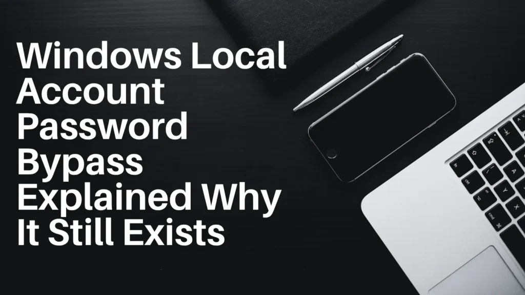 Windows Local Account Password Bypass Explained Why It Still Exists