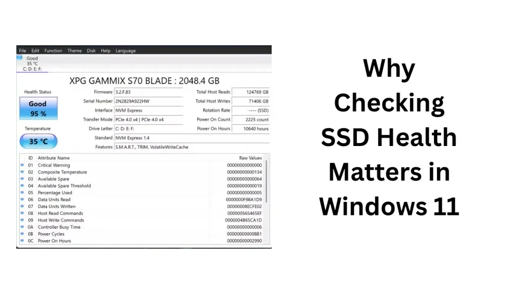 Check SSD Health in Windows 11 Using Built-in Tools