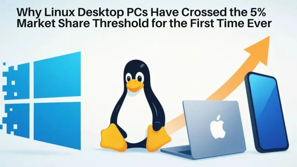 Linux Desktop PCs Cross 5% Market Share: Is Windows 11 Really the Worst OS Microsoft Made?