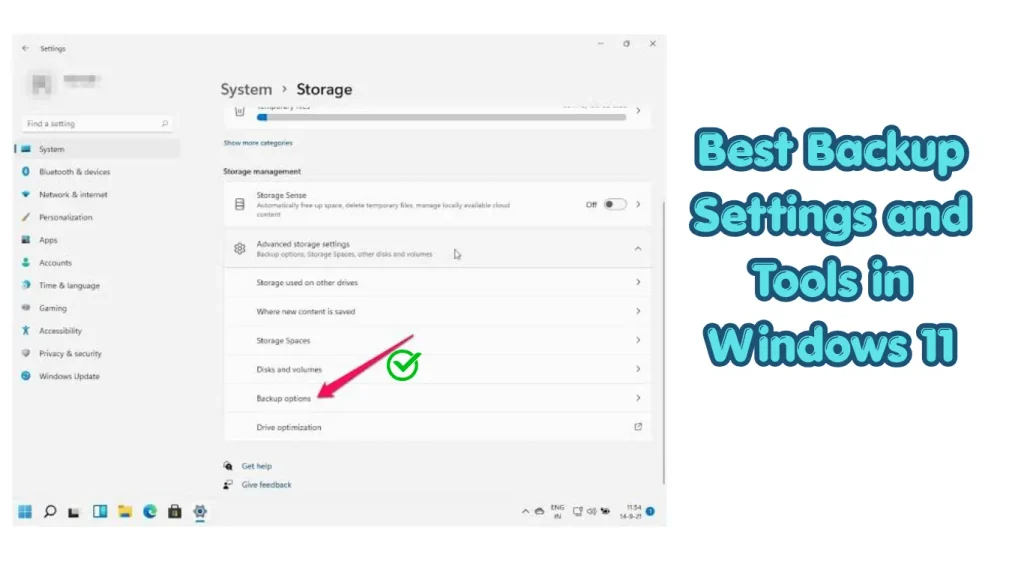 Backup Settings and Tools: Windows 11 Backup Guide